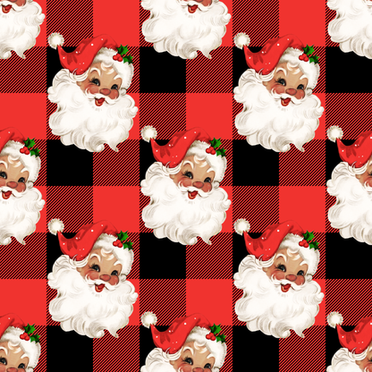 Buffalo Plaid Santa Ruby Presale