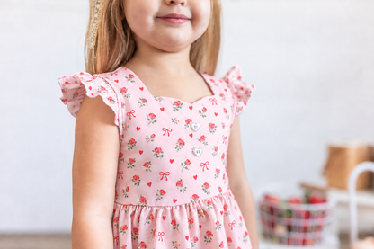 Bows & Hearts Sammy Tunic Set (short or long sleeve) Preorder (LOVE27)