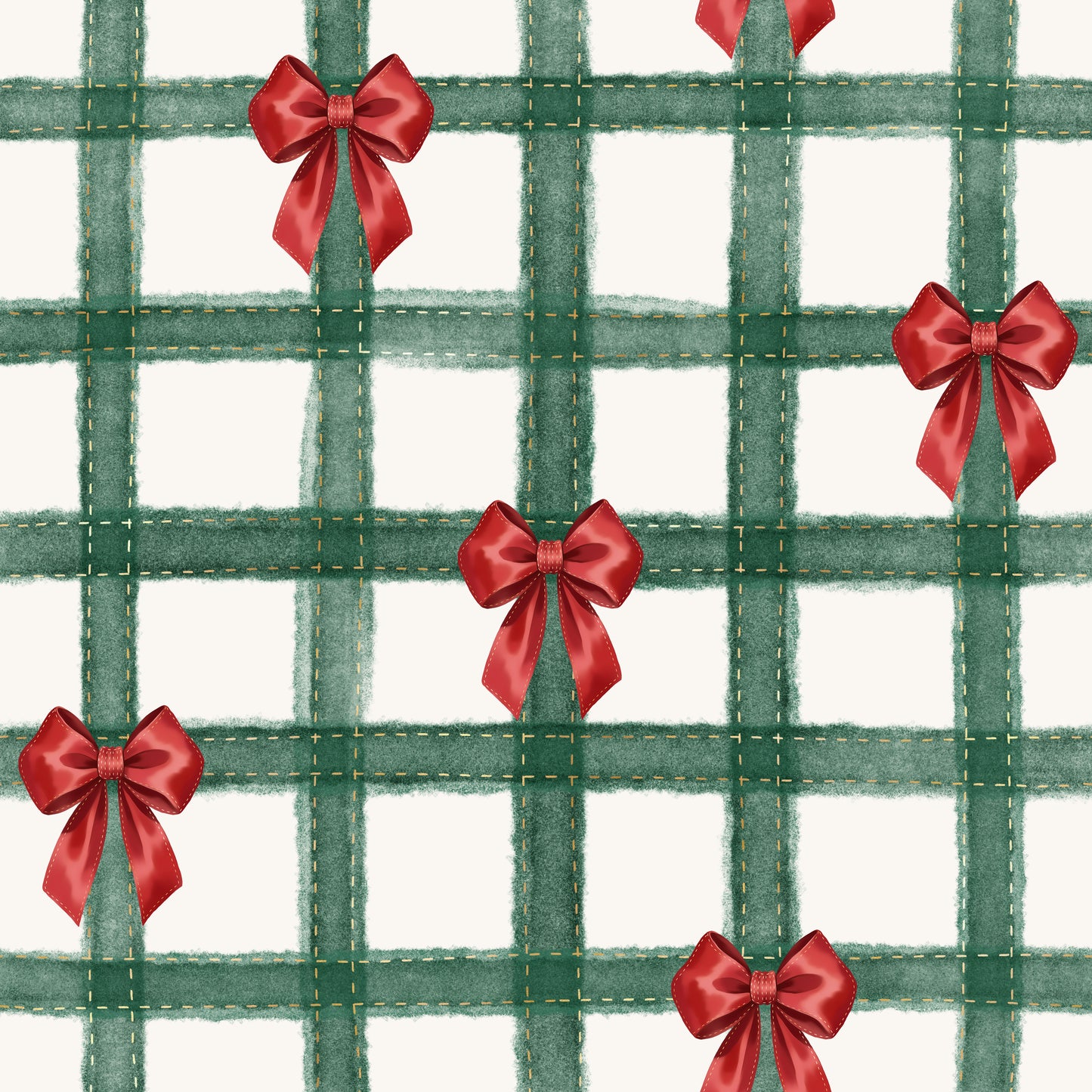Bow Plaid Ruby Presale