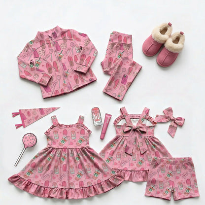 Girly Pop Athletic Collection (Tunic or Jacket Sets)