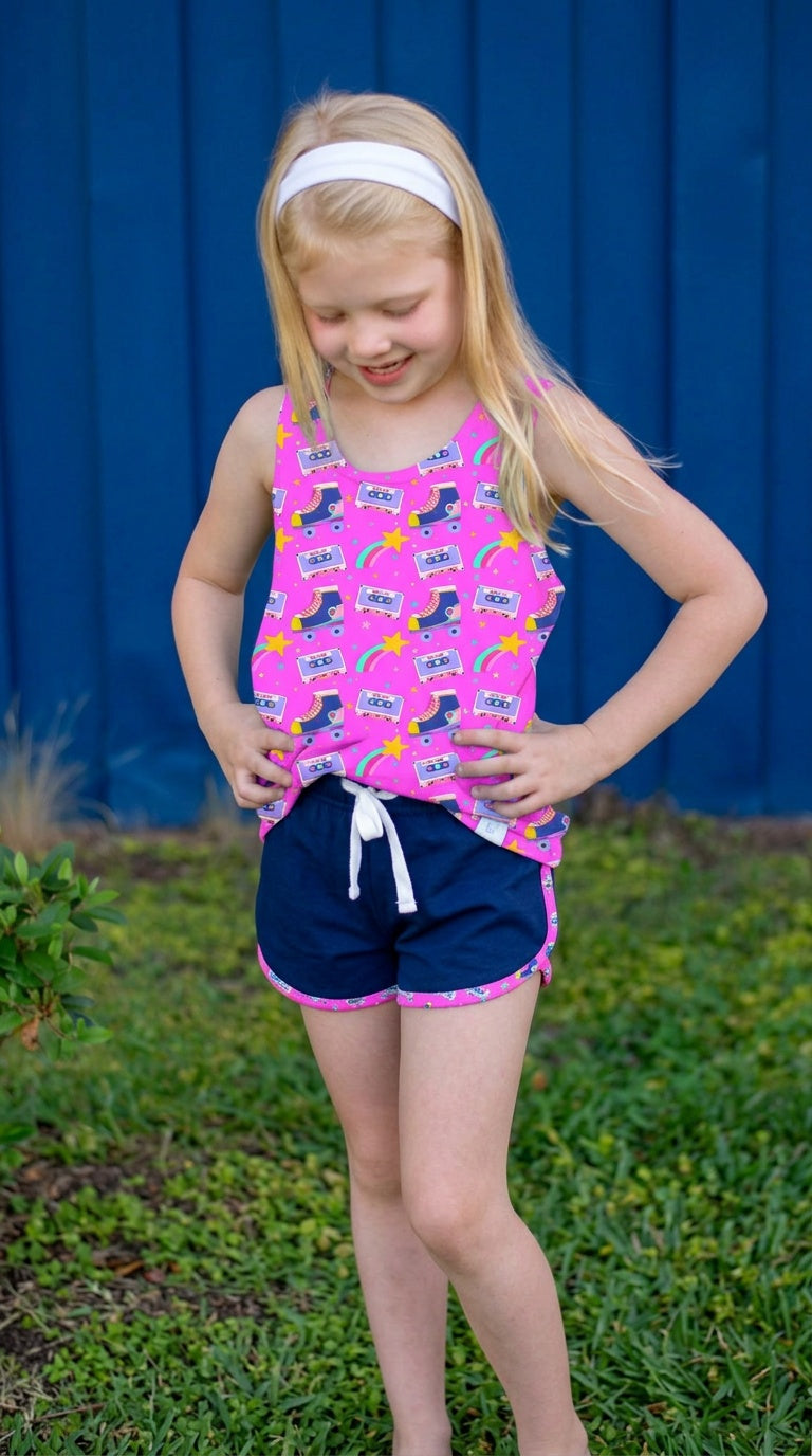 LPK Cozy Retro Skates Short Sets Presale