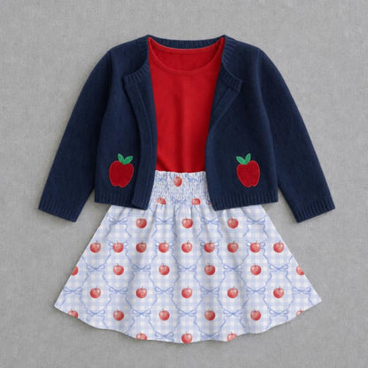 Apple Collection Pointelle Apple Cardigan Preorder