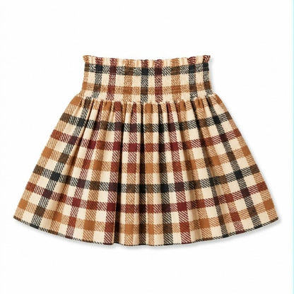 Knit Plaid Skorts Fall Separates Preorder (3 options)