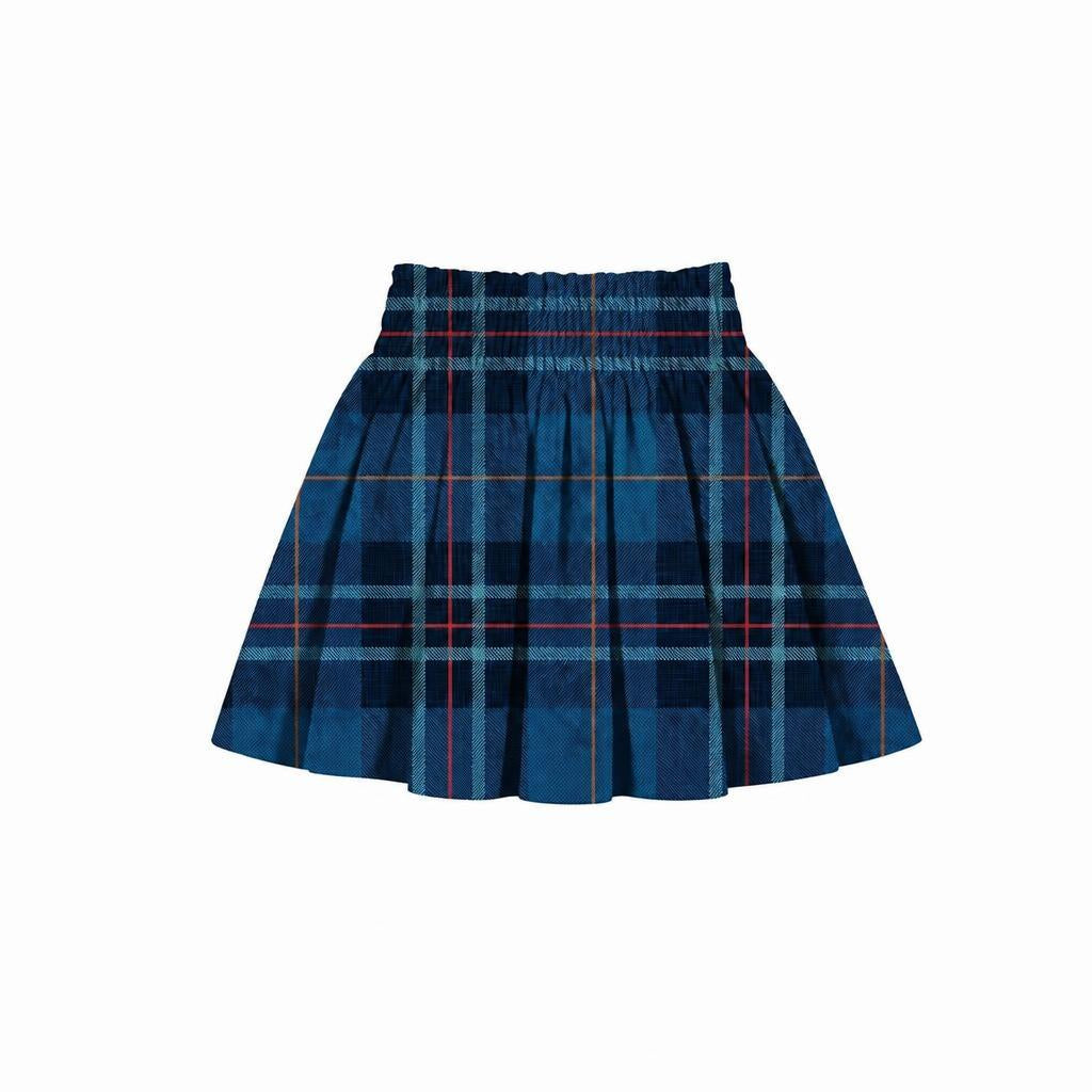 Knit Plaid Skorts Fall Separates Preorder (3 options)