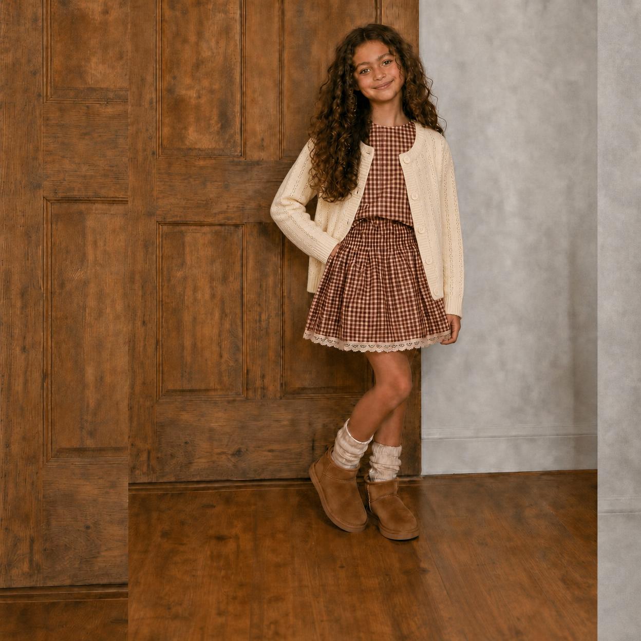 Gingham Skorts (Pumpkins & Gingham Preorder)