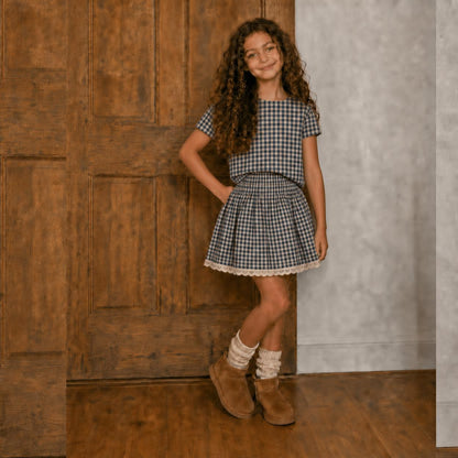 Gingham Skorts (Pumpkins & Gingham Preorder)