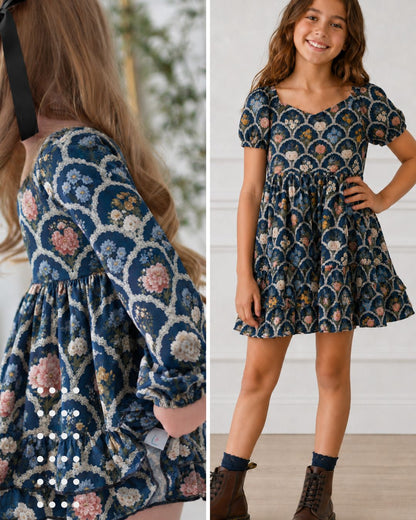 LPK Navy Scallop Aria Twirl 3 Piece Set Presale