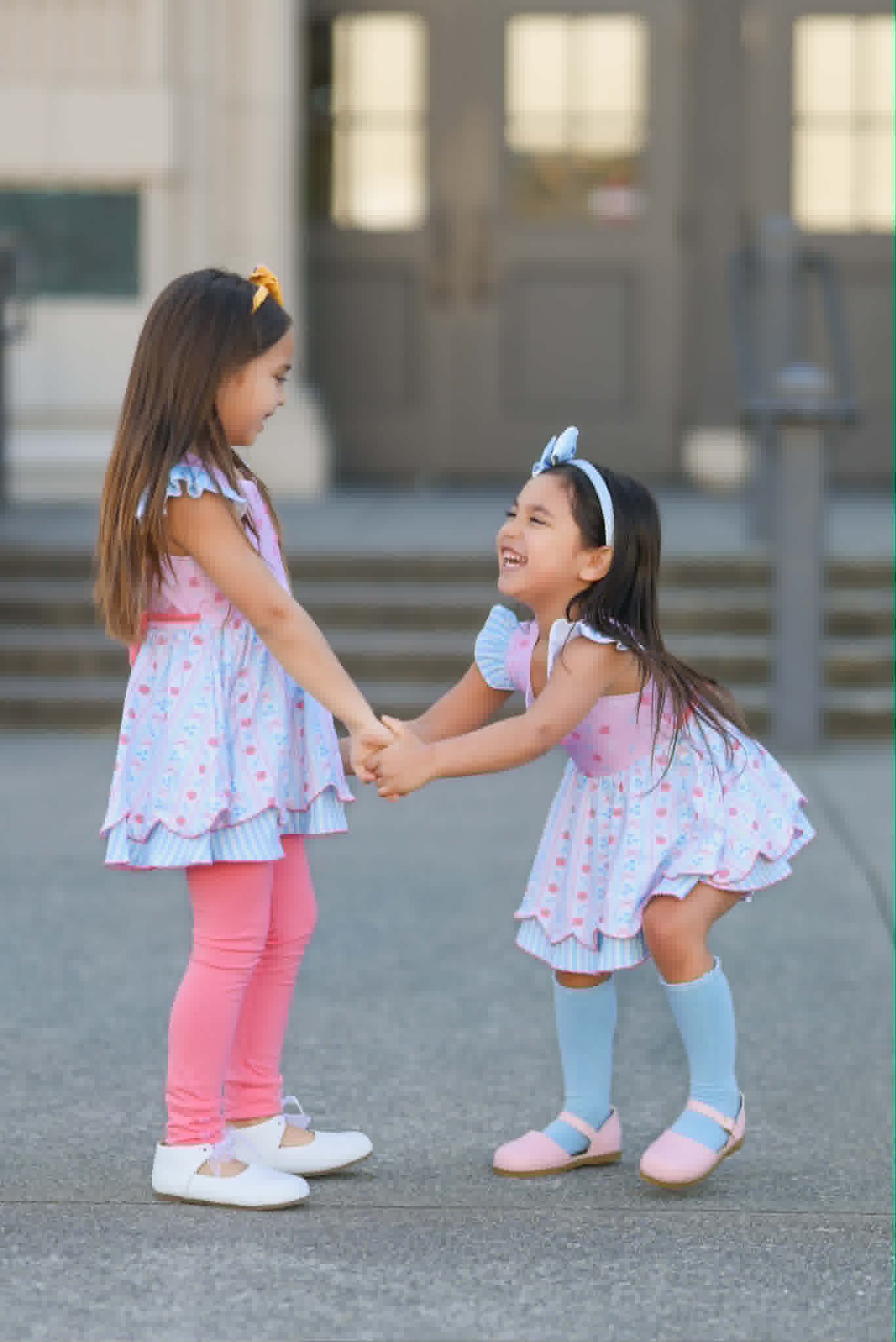 BTS Pastel Bows&Apples Sammy 3 Piece Tunic set