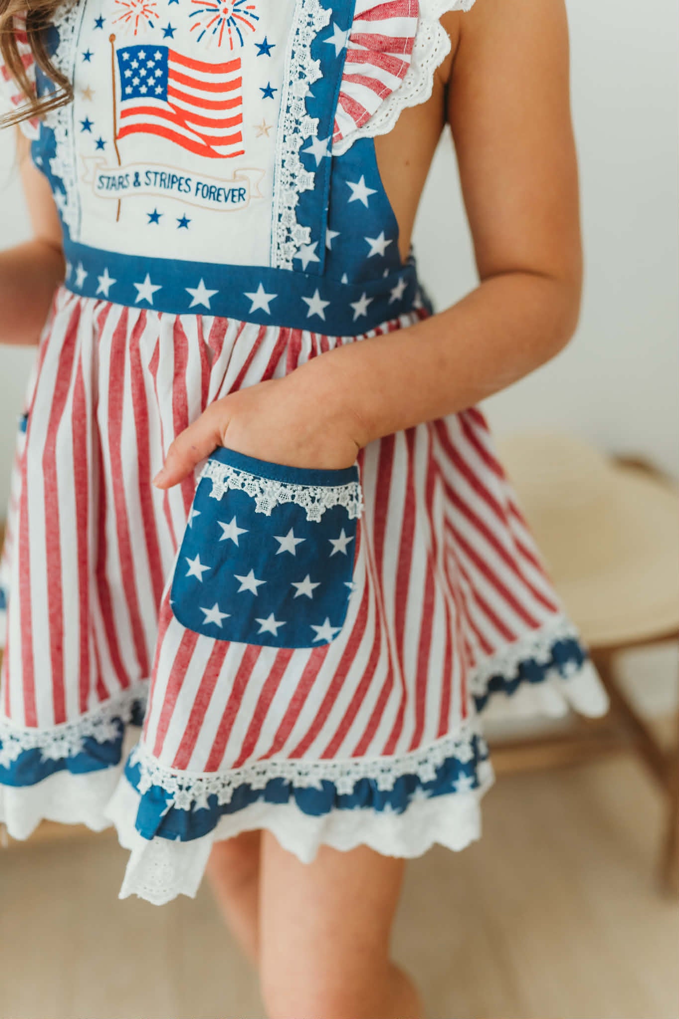 Millie Pinafore Set RWB '26 Preorder