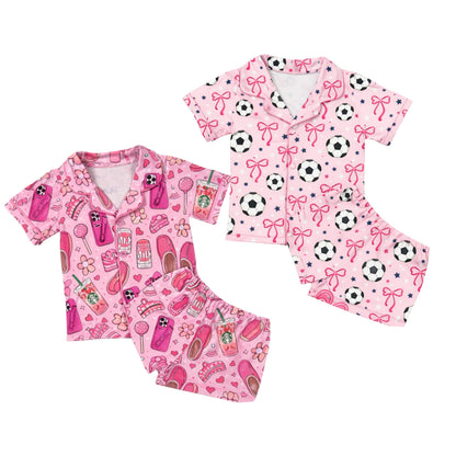 Pajama set (Girly Pop & Soccer)