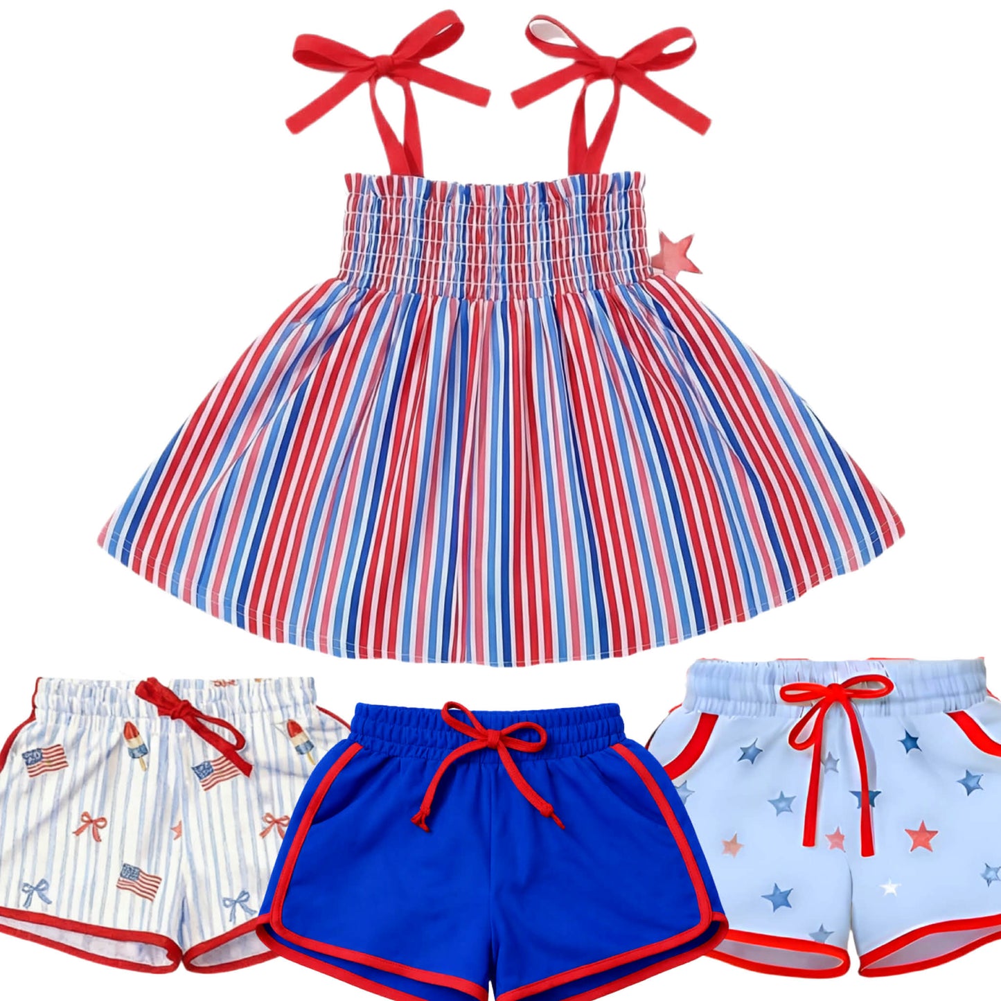 Smocked Tunics RWB 26' Preorder (3 options)