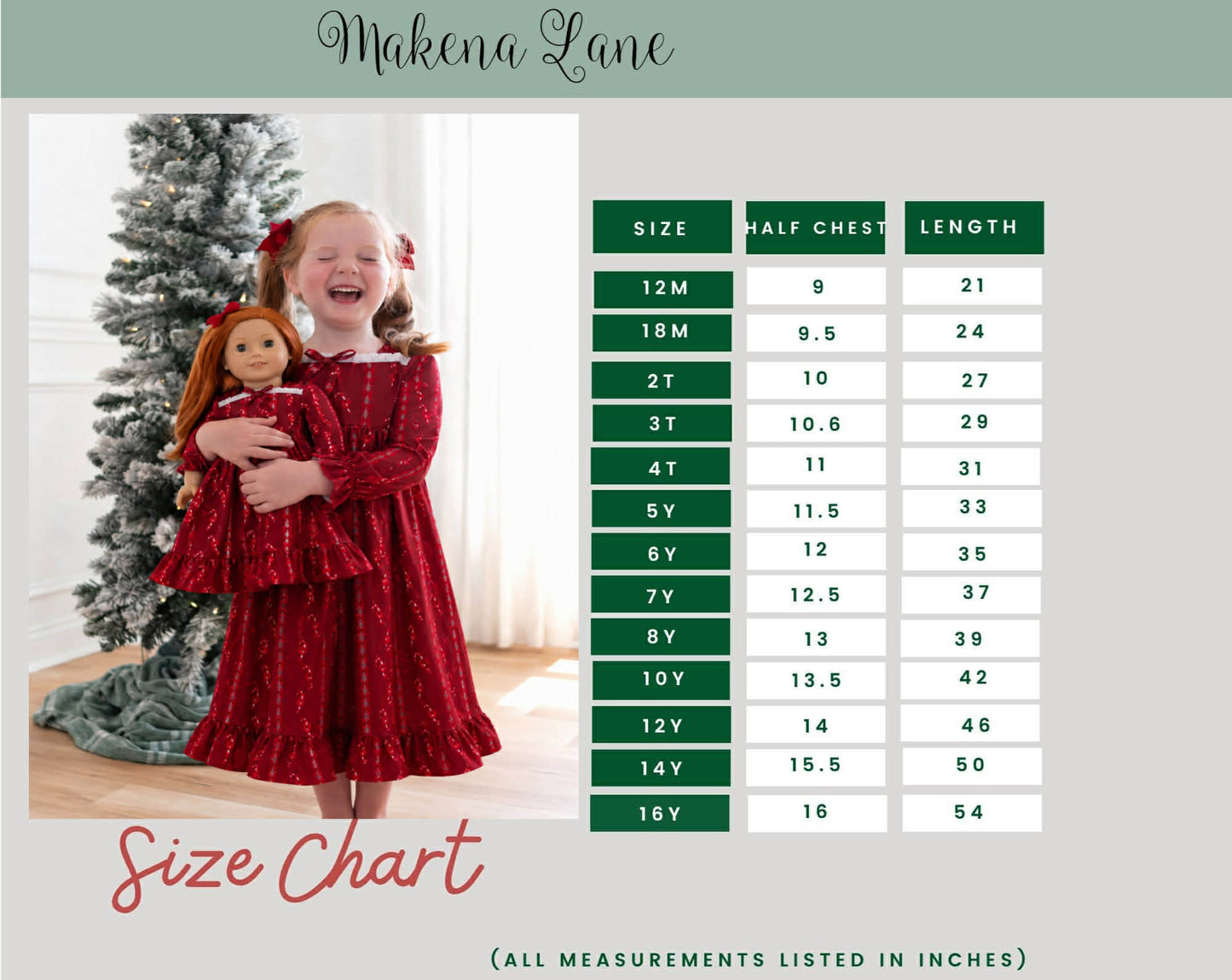 Maxi gown Santa Bows Preorder (FH26)