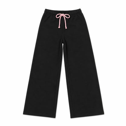 Spooky Preorder WIDE leg black leggings