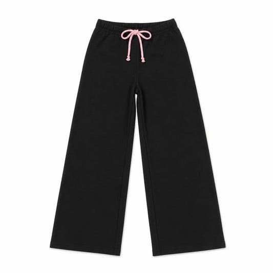 Spooky Preorder WIDE leg black leggings