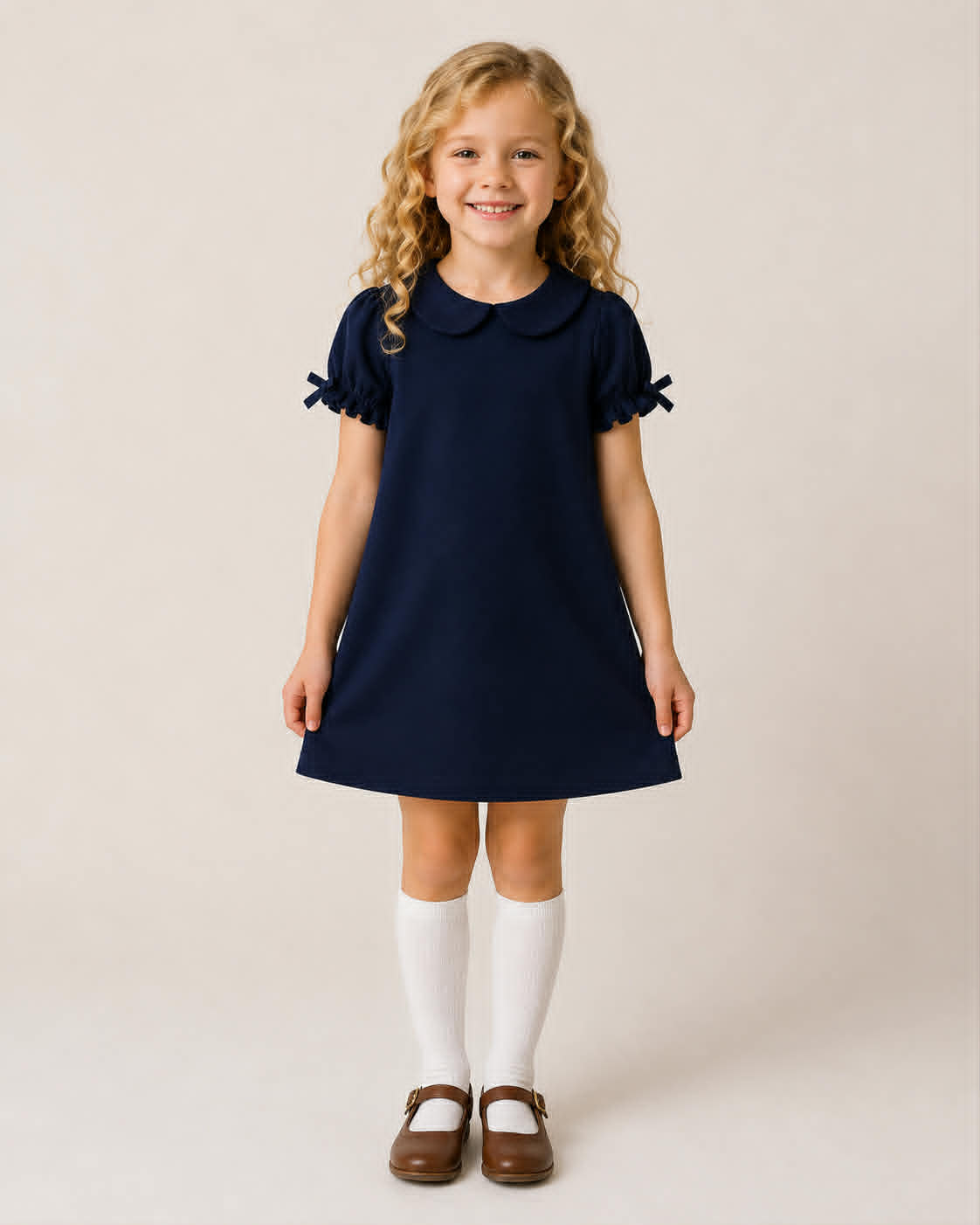 T-Shirt PeterPan Bow Dresses Fall Separates Preorder (4 colorways)