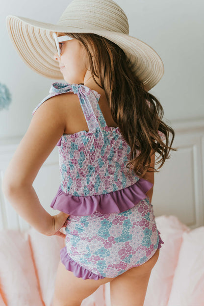 Pastel Daisy's Smocked 2 Piece