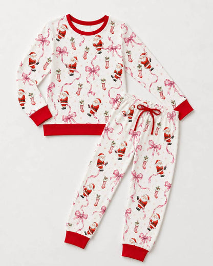 Jogger Sets-Santa Bows or Unisex Santa Preorder (FH26)