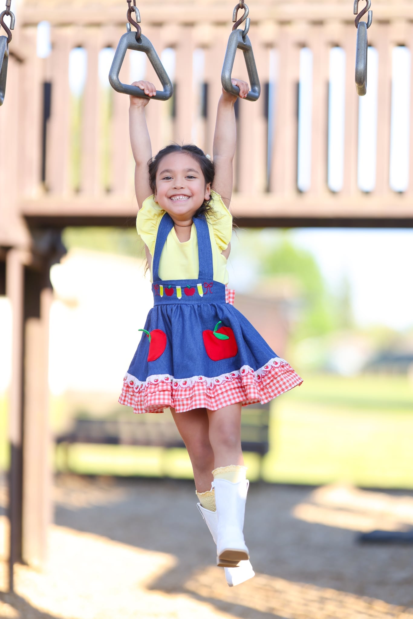 Apple Collection Penelope Suspender Skirt Preorder (skirt only)