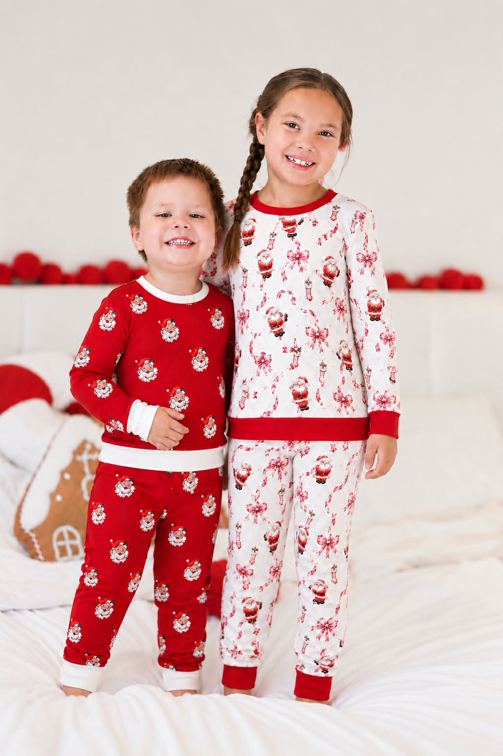 Jogger Sets-Santa Bows or Unisex Santa Preorder (FH26)