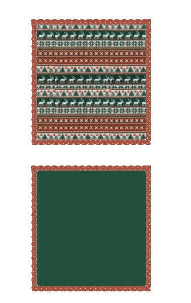 Fireside Fair Isle Blanket