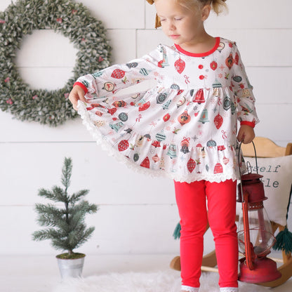 Vintage Ornament Tunic Set (Bamboo)