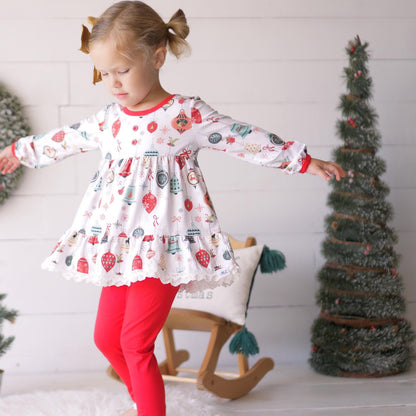 Vintage Ornament Tunic Set (Bamboo)