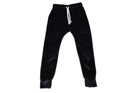 Black Velvet Joggers