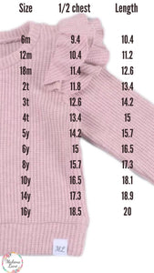 Mauve Pink Flutter Sweater