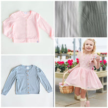 Load image into Gallery viewer, Pointelle Stripes Cardis 6 colors)