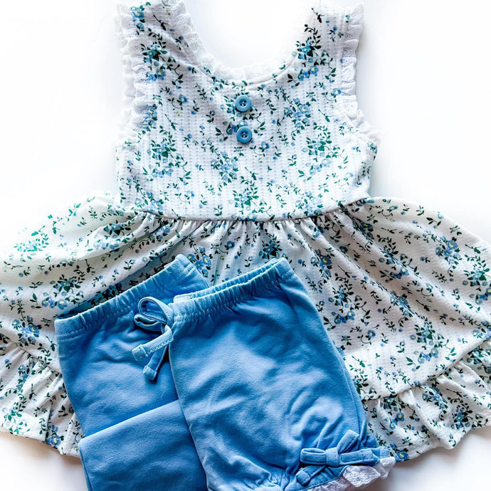 Vintage Blue Floral Adele Sets