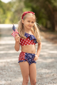 Paisley Star Two Piece Swim