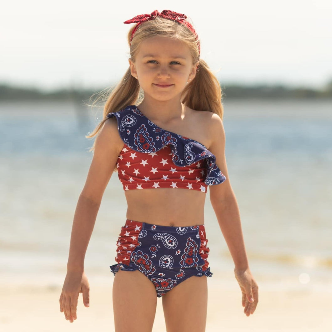 Paisley Star Two Piece Swim