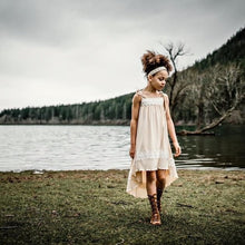 Load image into Gallery viewer, Seashell Hi/Lo Dress - Buttery Cream