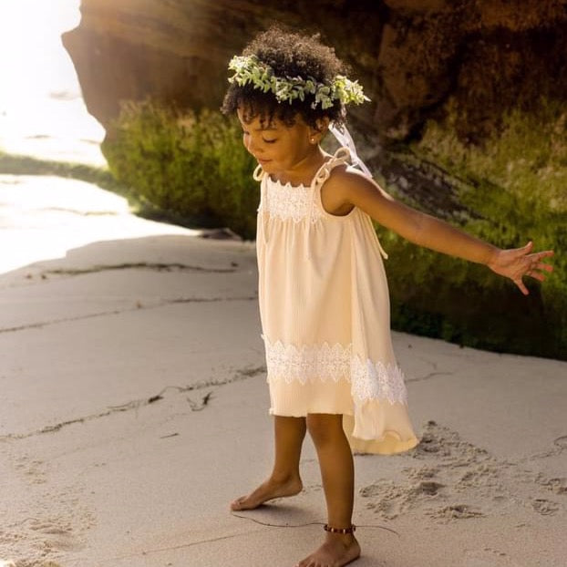 cream seashell dress Seashell Serenity Maxi Dress - Cream