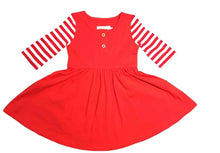 Load image into Gallery viewer, Red Gameday Twirl Dress- 18 month