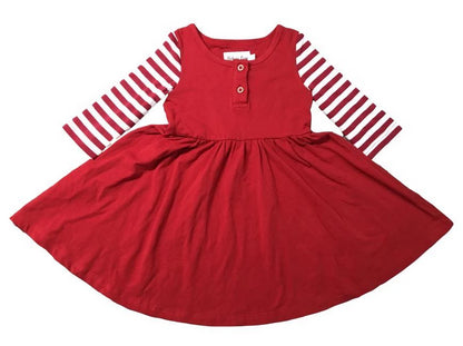 Red Gameday Twirl Dress- 18 month