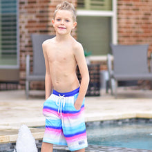 Load image into Gallery viewer, Rainbow Paint Swim - Boys Shorts