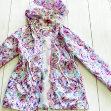 Load image into Gallery viewer, Purple Splash Raincoat (Size 12M and 7 only)