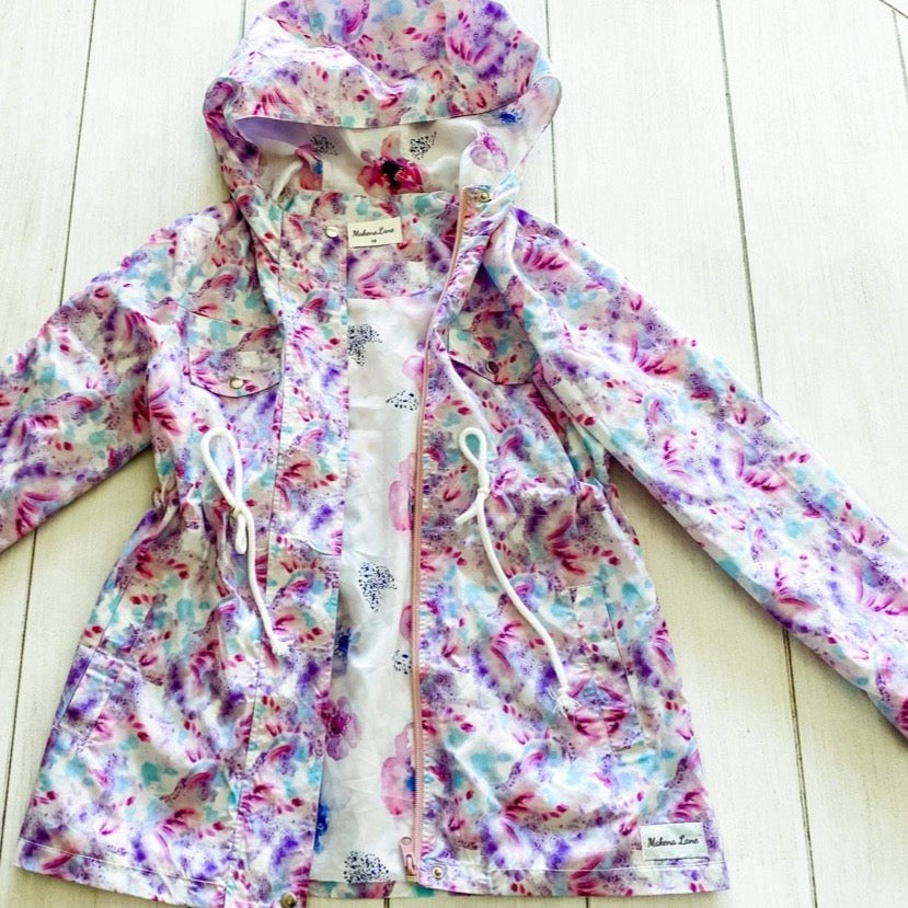 Girls raincoat size outlet 7