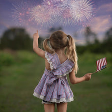 Load image into Gallery viewer, Striped Millie Set {Freedom Collection} (12m and 12yr left)