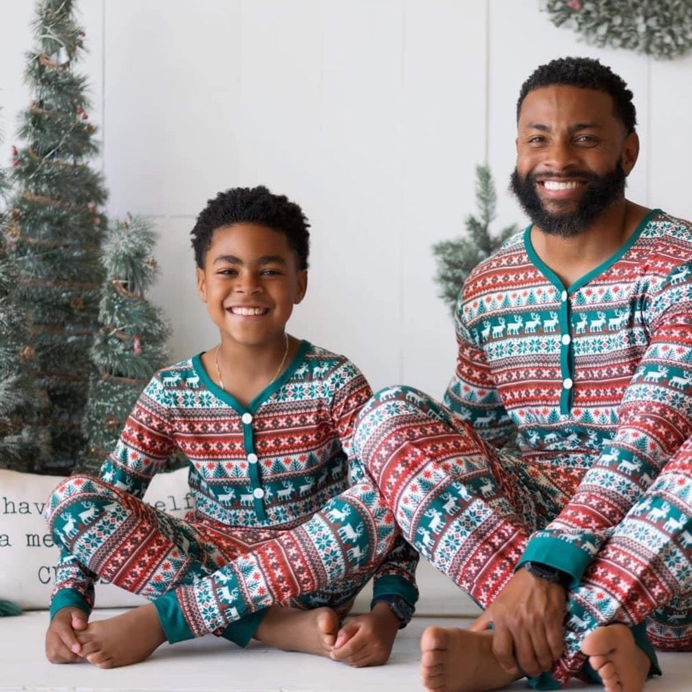 Unisex Set: {Fireside Fair Isle Lounge}