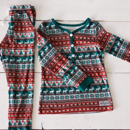 Unisex Set: {Fireside Fair Isle Lounge}