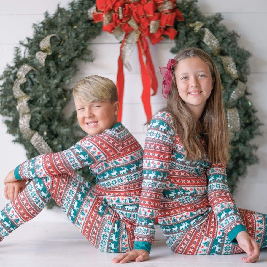 Unisex Set: {Fireside Fair Isle Lounge}