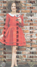 Load image into Gallery viewer, Red Tweed Twirl Dress