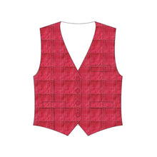 Load image into Gallery viewer, Red Tweed Vest