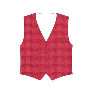 Red Tweed Vest
