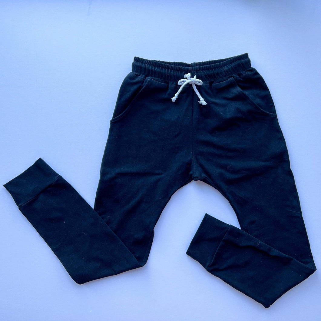 Black Jogger Pants: Halloween Collection