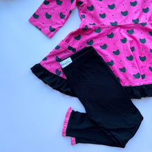 Load image into Gallery viewer, Black Bamboo Leggings/Bloomers/Shorties: Halloween Collection