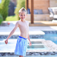 Load image into Gallery viewer, Striped Boys Swim Trunks ~Size 12 month ONLY~