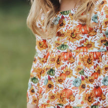 Load image into Gallery viewer, Pumpkin Floral Knit Tunic/Dress